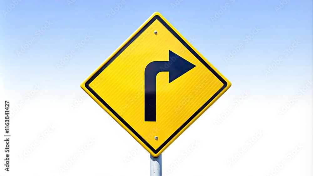 Panoramic Traffic Lane Direction Signage: Straight or Left Turn Ahead in Urban Environment for Navigation and Road Safety Panoramic Traffic Lane Direction Signage: Straight or Left Turn Ahead in Urban Environment for Navigation and Road Safety