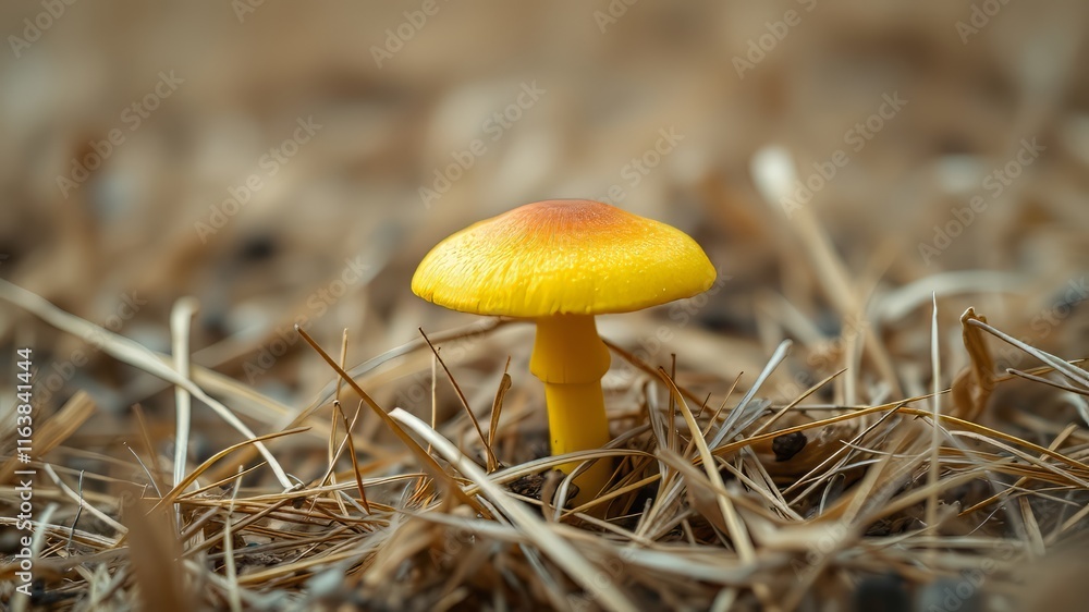 Futuristic Forest Mushroom Macro