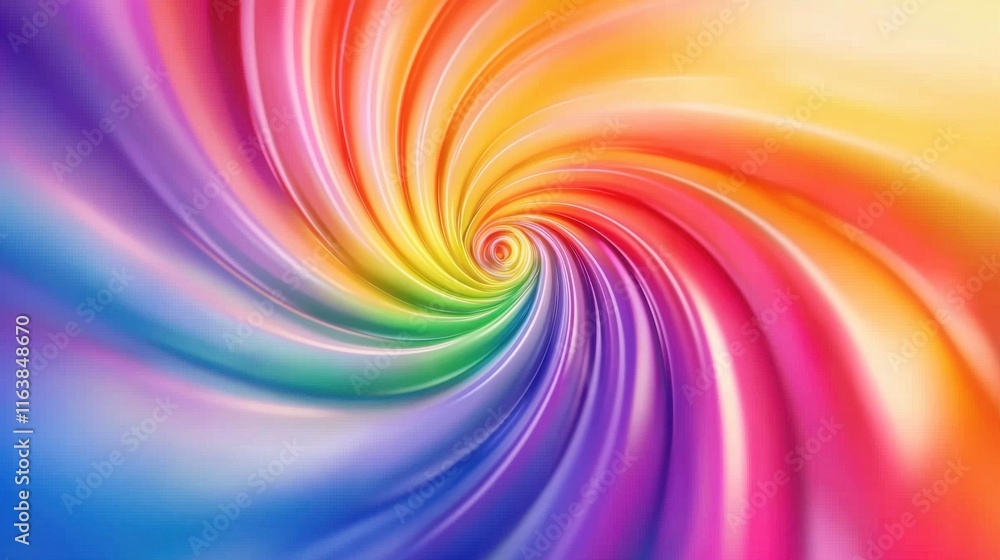 Vibrant Rainbow Swirl Abstract Background Texture Design Vibrant Rainbow Swirl Abstract Background Texture Design