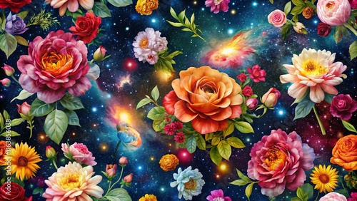 Celestial floral patterns at night captured in stunning astrophotography