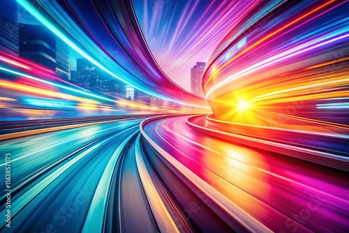 Dynamic blurred motion abstract art for modern decor and creative projects