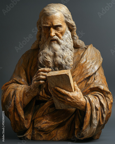 The breaking of the tablets of stone by Moses in anger,