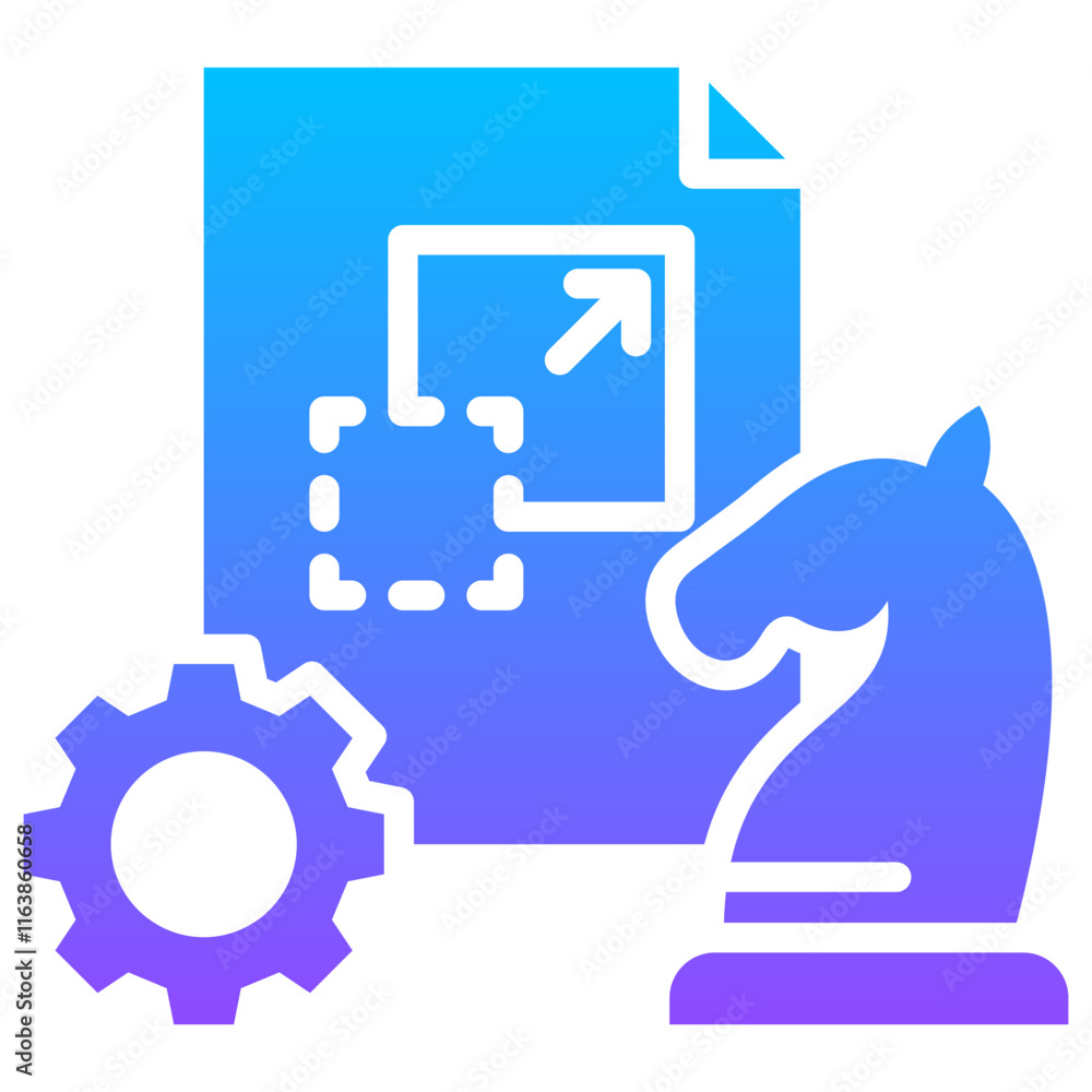 Fototapeta premium Scaling Icon