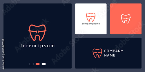 Braces logo design 