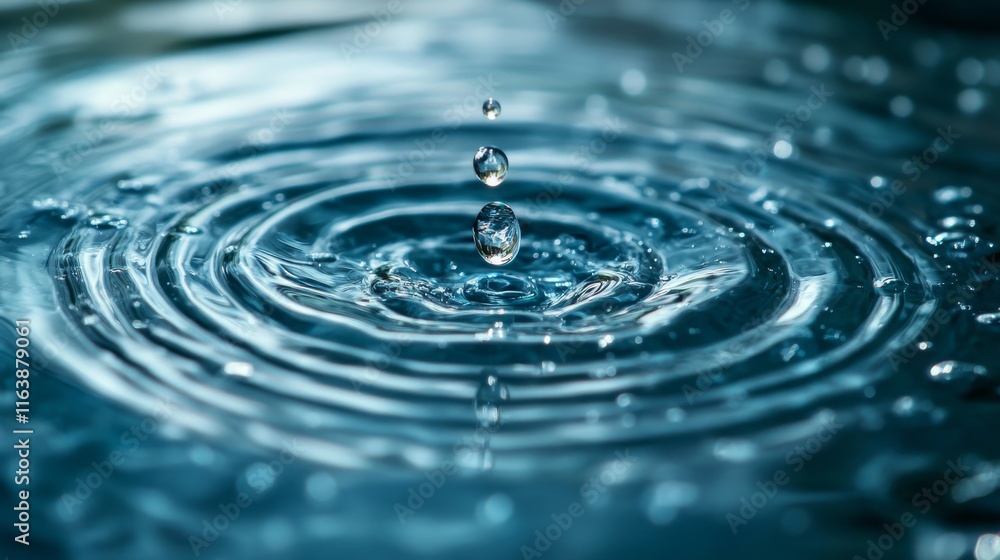 Water ripple with circle waves isolated on transparent background. Vector realistic concentric rings on liquid surface from falling drop. Ripple effect on clear aqua top view Water ripple with circle waves isolated on transparent background. Vector realistic concentric rings on liquid surface from falling drop. Ripple effect on clear aqua top view