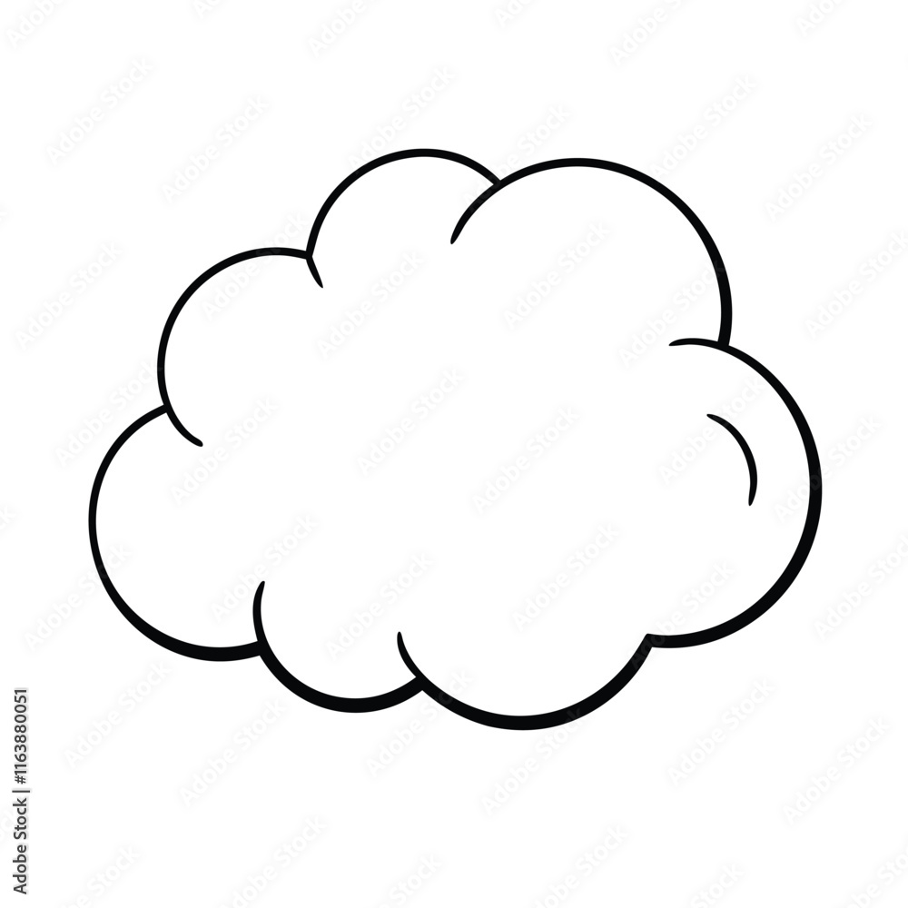 Cloud Icon Black Line | Clouds Illustration | Weather Climate Symbol | Cloud Outline Cloud Icon Black Line | Clouds Illustration | Weather Climate Symbol | Cloud Outline