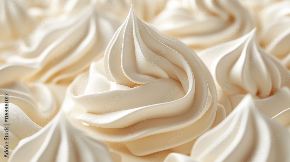Whipped cream border 3d realistic vector. Whip swirl, white vanilla milk wavy foam for cake edge, sweet creamy twirl for pastry decoration isolated illustrations Whipped cream border 3d realistic vector. Whip swirl, white vanilla milk wavy foam for cake edge, sweet creamy twirl for pastry decoration isolated illustrations