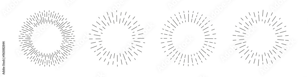 Sunburst vector. Sunbeam vector Sunburst vector. Sunbeam vector