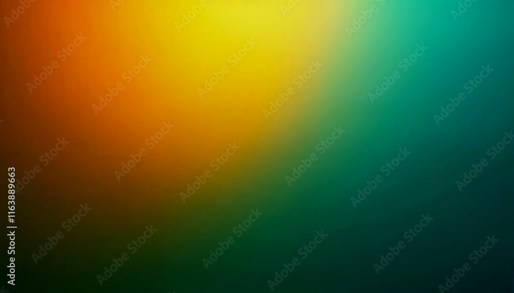 Vibrant gradient grainy background transitioning from orange to yellow to green Vibrant gradient grainy background transitioning from orange to yellow to green