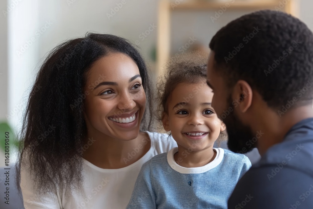 Successful Consultant Providing Financial Advice to Happy Couple, Generative AI Successful Consultant Providing Financial Advice to Happy Couple, Generative AI