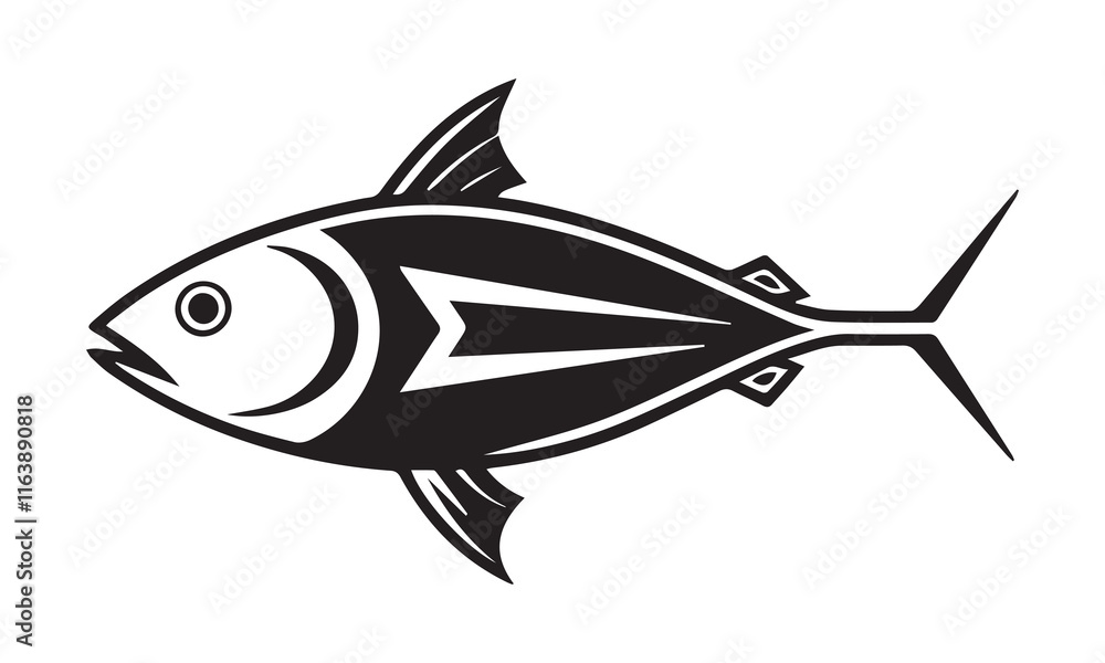 Fototapeta premium fish vector silhouette