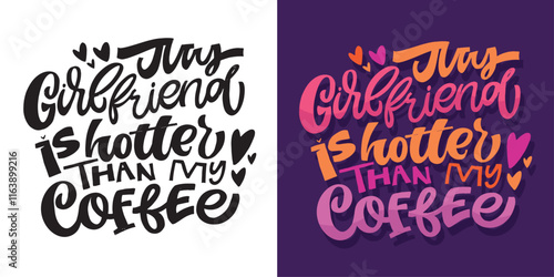 Cute hand drawn doodle lettering quote. Lettering for t-shirt design, mug print, bag print, clothes fashion. 100% hand drawn vector image.