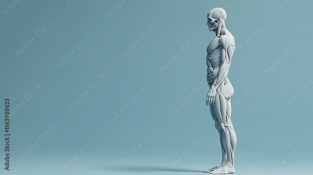 3D Rendered Lateral View of Male Digestive System Anatomy with Professional Studio Lighting 3D Rendered Lateral View of Male Digestive System Anatomy with Professional Studio Lighting