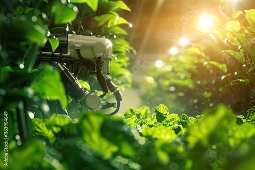 Wallpaper Mural Agriculture, hi tech, mechanical technology, Ecosystem, Concepts, Environmental Conservation Organic Farming Concept stock photo Torontodigital.ca