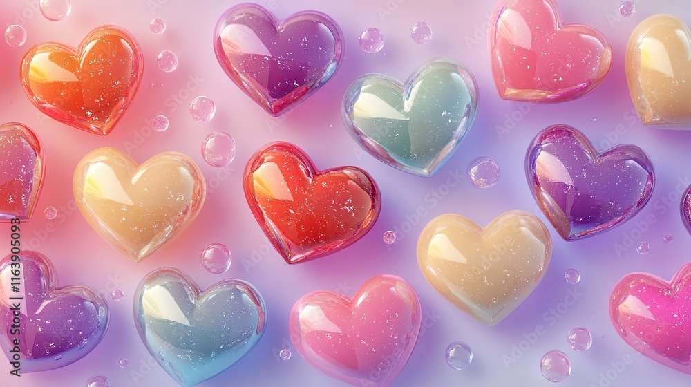 Fototapeta premium Background with heart, Valentines day 