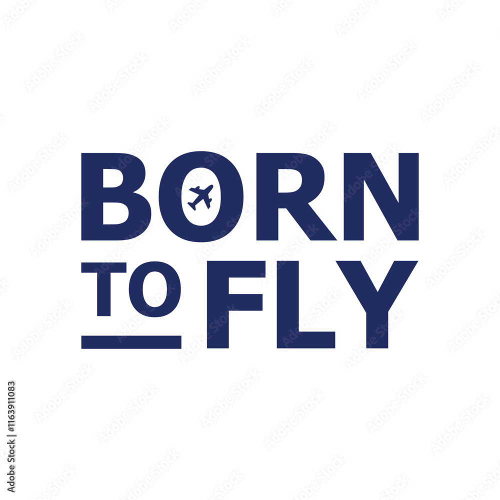 Born To Fly t-shirt vector illustration isolated on white background Born To Fly t-shirt vector illustration isolated on white background