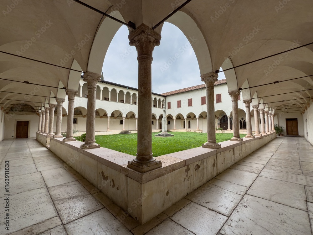 Courtyard of Convento di San Bernardino in Verona
