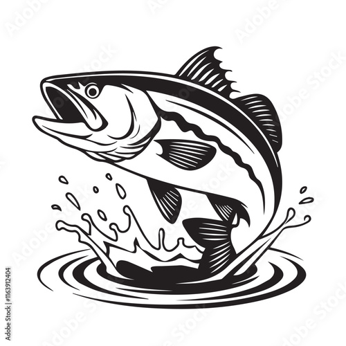 fish vector silhouette