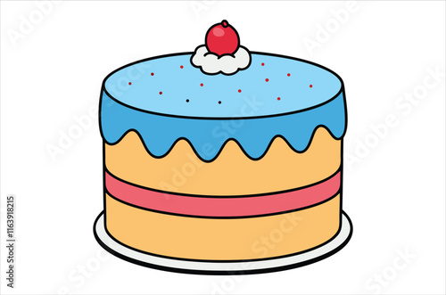 cake vector,  icon vector illustration, cake silhouette of a cake isolated on a white background, eps, png, svg,  vector,