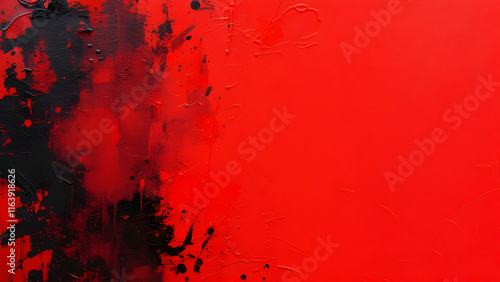 red paint background