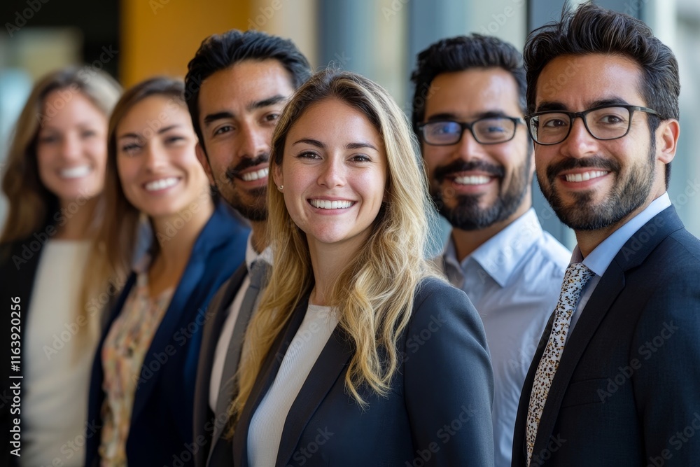 smiling business people, Generative AI