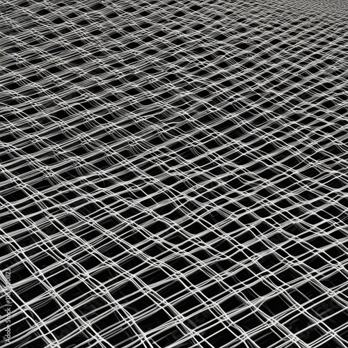 Wallpaper Mural An abstract, intricate network of lines and shapes, creating a mesmerizing and dynamic visual pattern. Torontodigital.ca