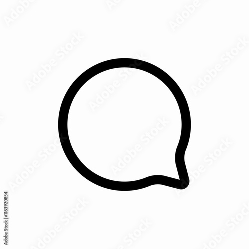 speech bubble chat icon sign vector