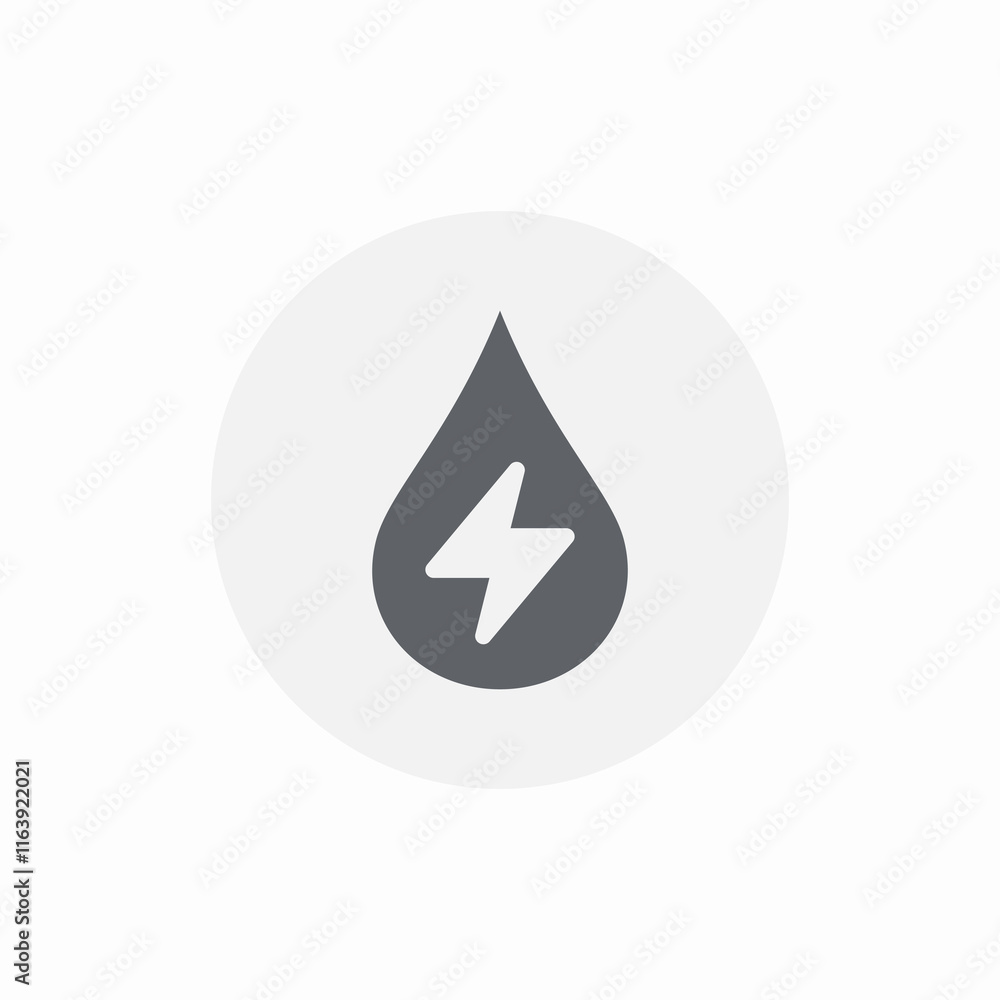 water energy icon sign vector water energy icon sign vector