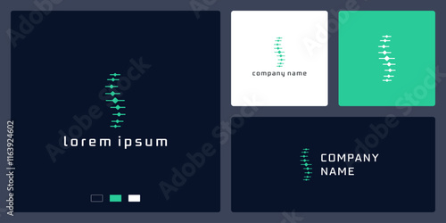 Modern chiropractic logo design