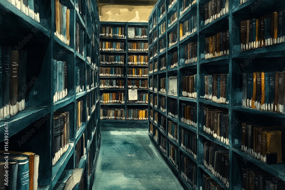 Obraz premium The Broken Archive, Dissociative Amnesia