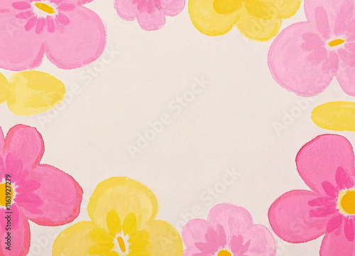 꽃 장식 프레임 / Floral Frame