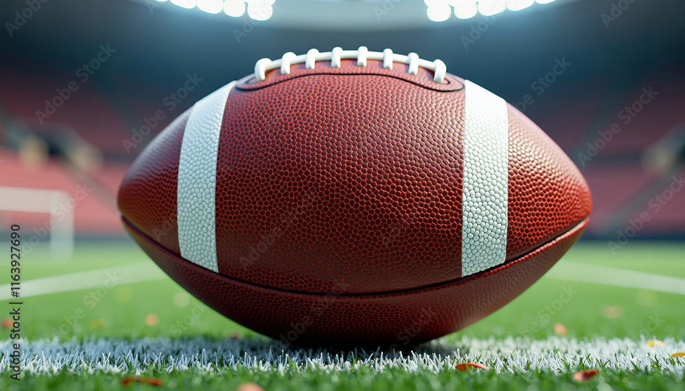 American Football on the Field American Football on the Field