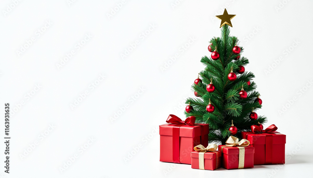 Christmas Tree with Gifts - Festive Decor Christmas Tree with Gifts - Festive Decor