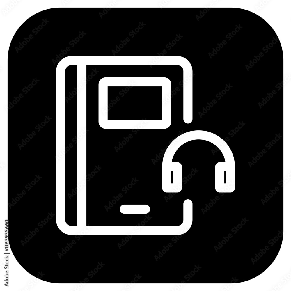 Editable audio book vector icon. Online learning, course, tutorial. Part of a big icon set family. Perfect for web and app interfaces, presentations, infographics, etc Editable audio book vector icon. Online learning, course, tutorial. Part of a big icon set family. Perfect for web and app interfaces, presentations, infographics, etc