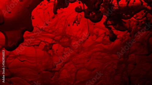  Abstract red blood flow background. generative ai