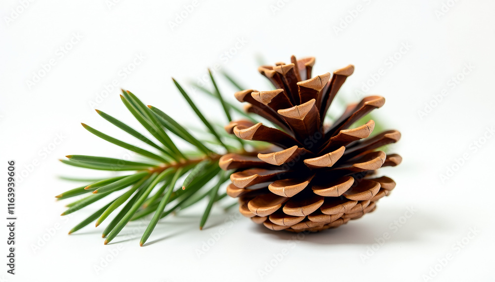 Fototapeta premium Close-up of a Pine Cone and Branch