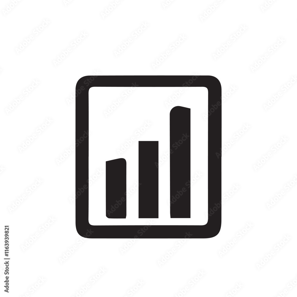 tablet pc with graph icon on white background tablet pc with graph icon on white background