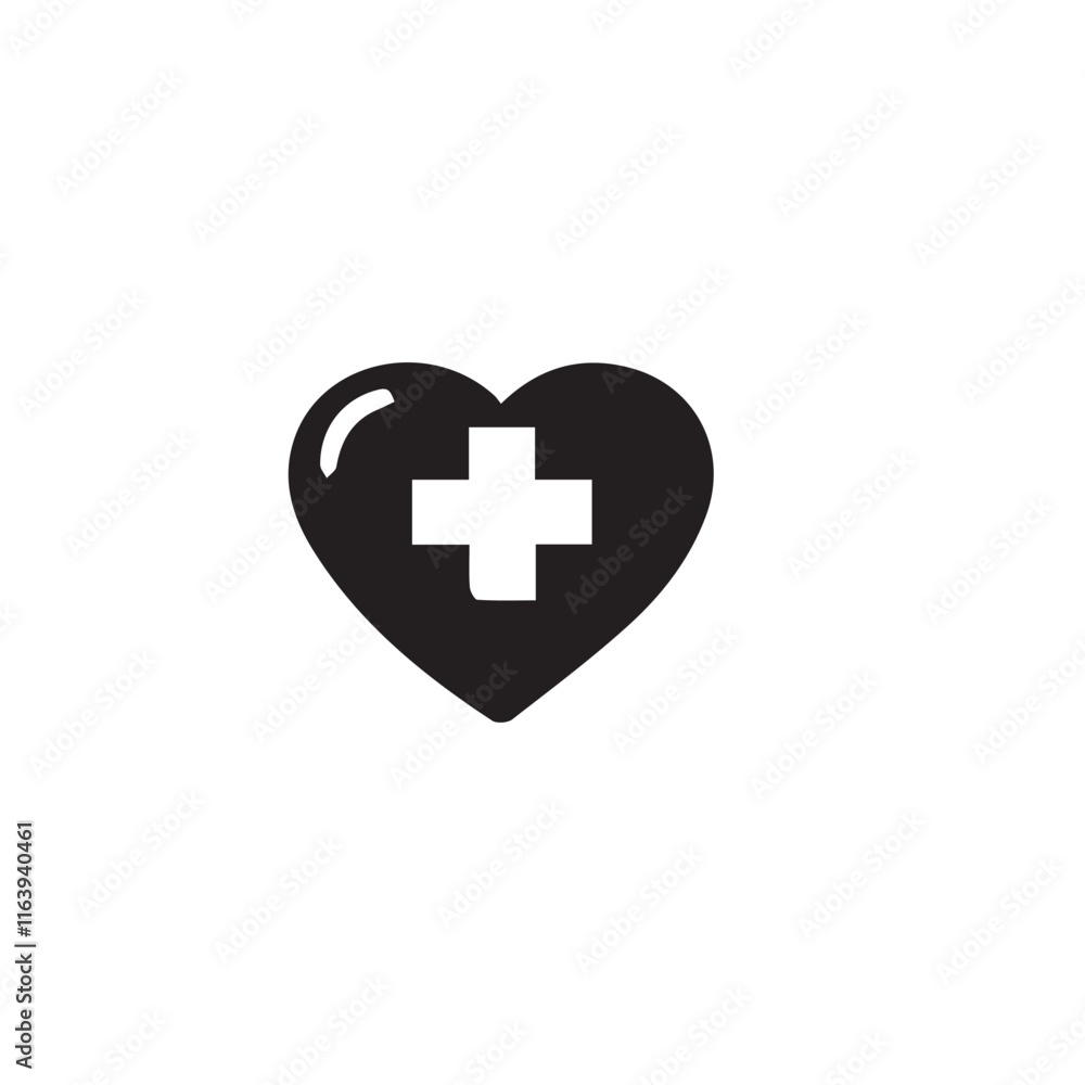 first aid icon vector silhouetee first aid icon vector silhouetee