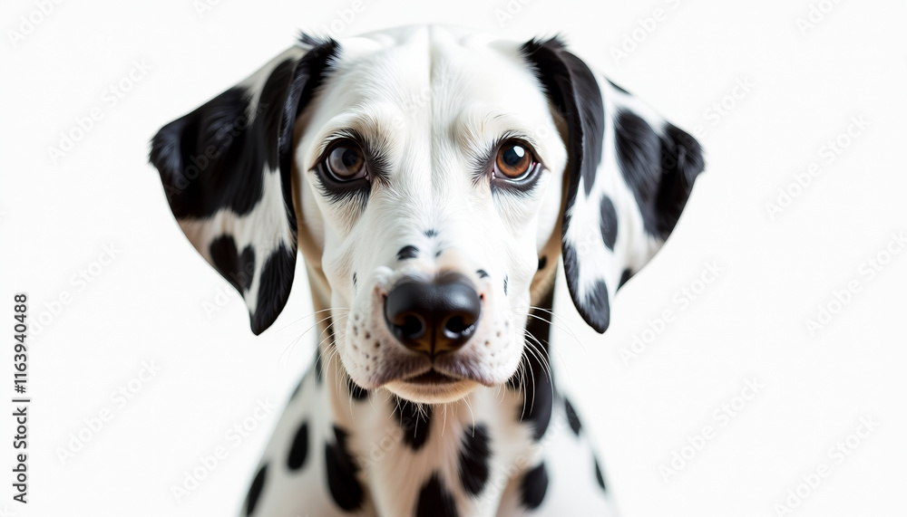 Close-up Dalmatian Portrait Close-up Dalmatian Portrait