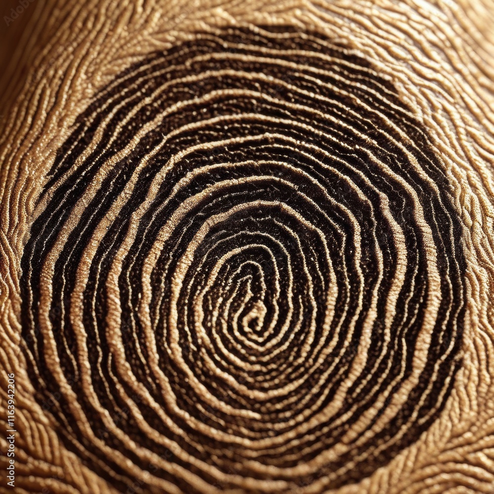 A mesmerizing close-up of a human fingerprint, revealing intricate swirls and whorls in rich detail. A mesmerizing close-up of a human fingerprint, revealing intricate swirls and whorls in rich detail.