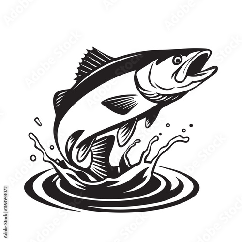 fish vector silhouette