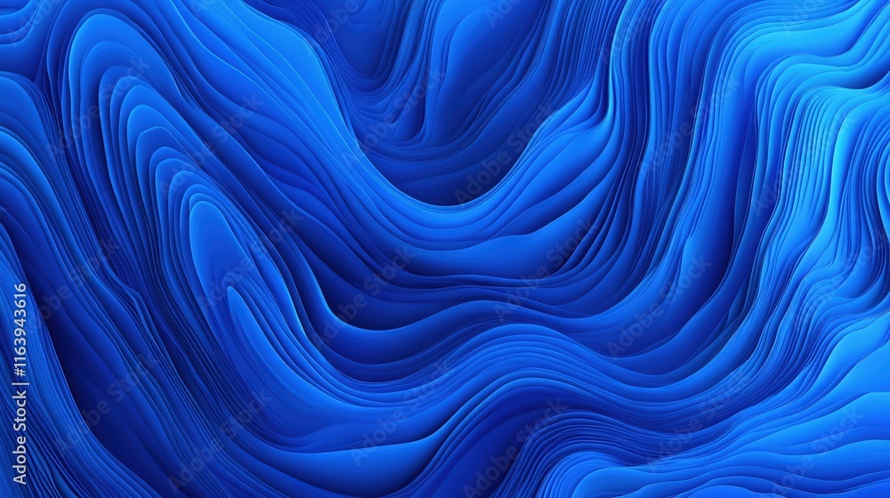 Abstract Blue Waves Flowing Pattern Background for Elegant Design and Art Use Abstract Blue Waves Flowing Pattern Background for Elegant Design and Art Use