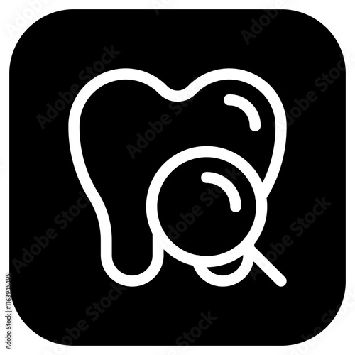 Editable dental checkup vector icon. Dentistry, healthcare, medical. Part of a big icon set family. Perfect for web and app interfaces, presentations, infographics, etc