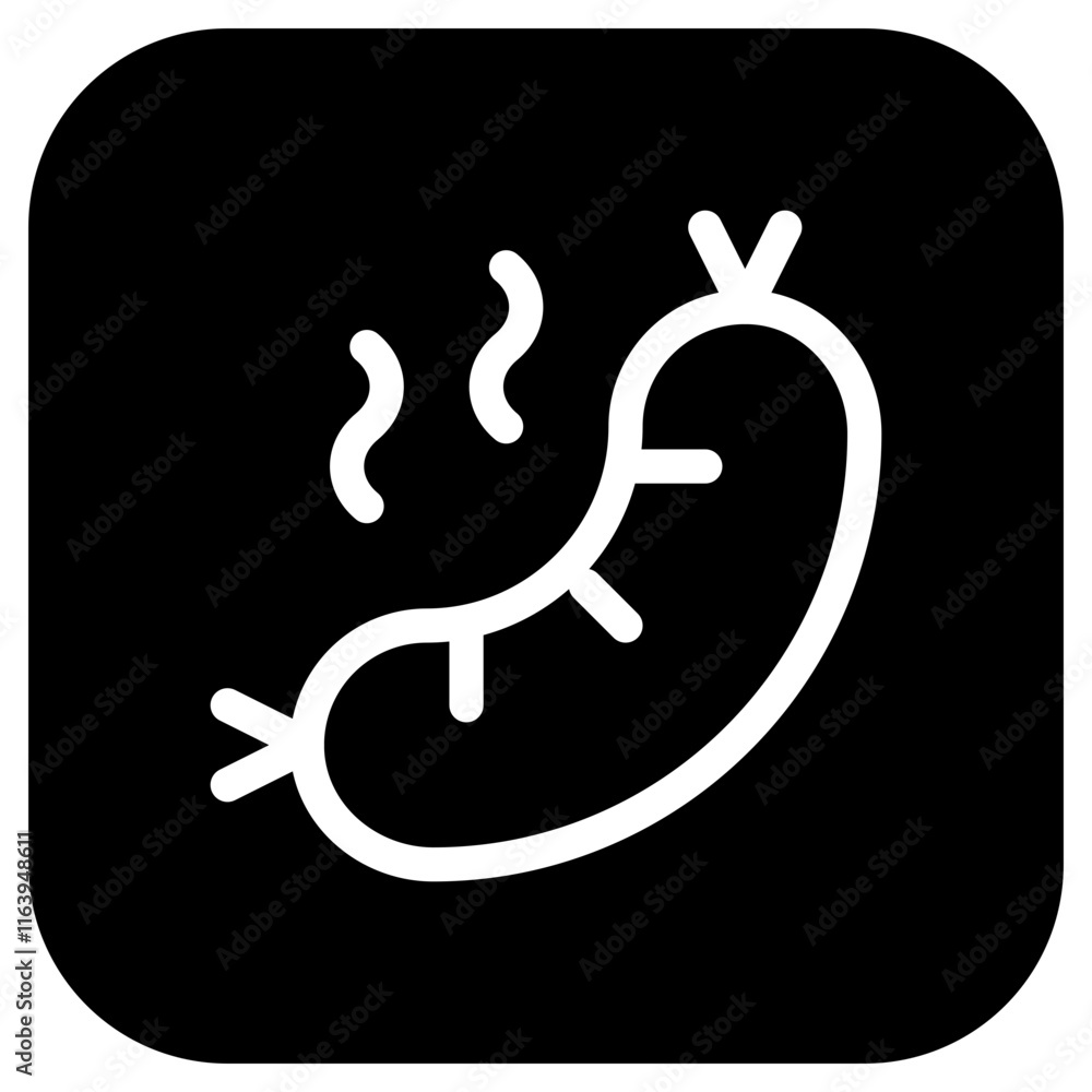 Editable sausage, hotdog vector icon. Part of a big icon set family. Perfect for web and app interfaces, presentations, infographics, etc Editable sausage, hotdog vector icon. Part of a big icon set family. Perfect for web and app interfaces, presentations, infographics, etc