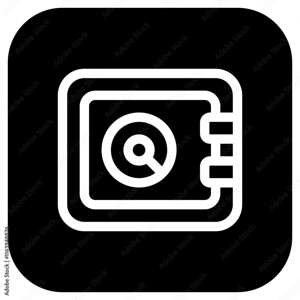 Editable deposit box, safebox vector icon. Part of a big icon set family. Perfect for web and app interfaces, presentations, infographics, etc Editable deposit box, safebox vector icon. Part of a big icon set family. Perfect for web and app interfaces, presentations, infographics, etc