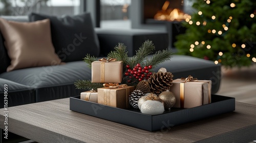 Beautifully Decorated Christmas Tree