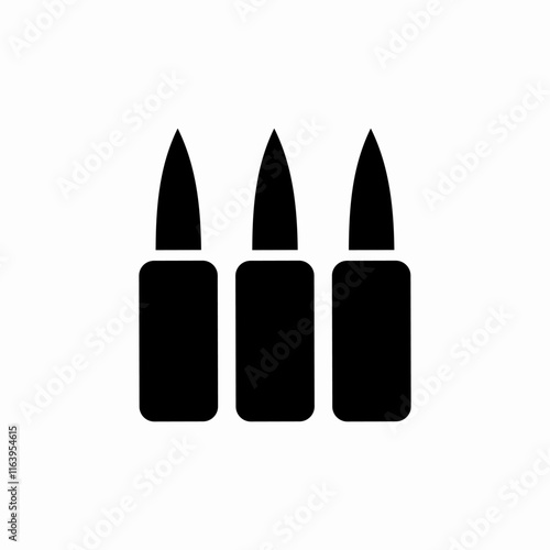bullets ammo icon sign vector