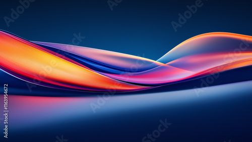 Vibrant Abstract Waves in Motion