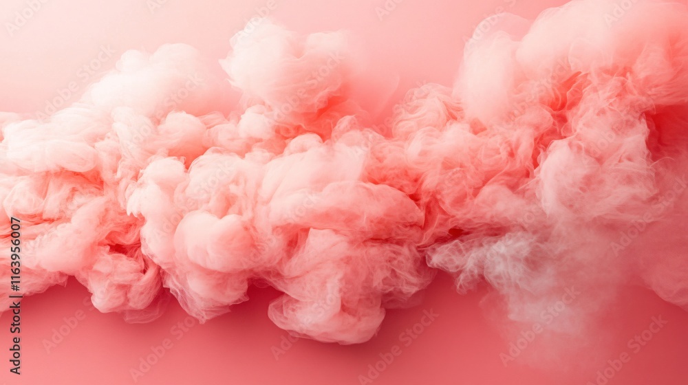 Soft Pink Smoke Flowing Across a Smooth Pastel Background Creating a Dreamy Atmosphere Soft Pink Smoke Flowing Across a Smooth Pastel Background Creating a Dreamy Atmosphere