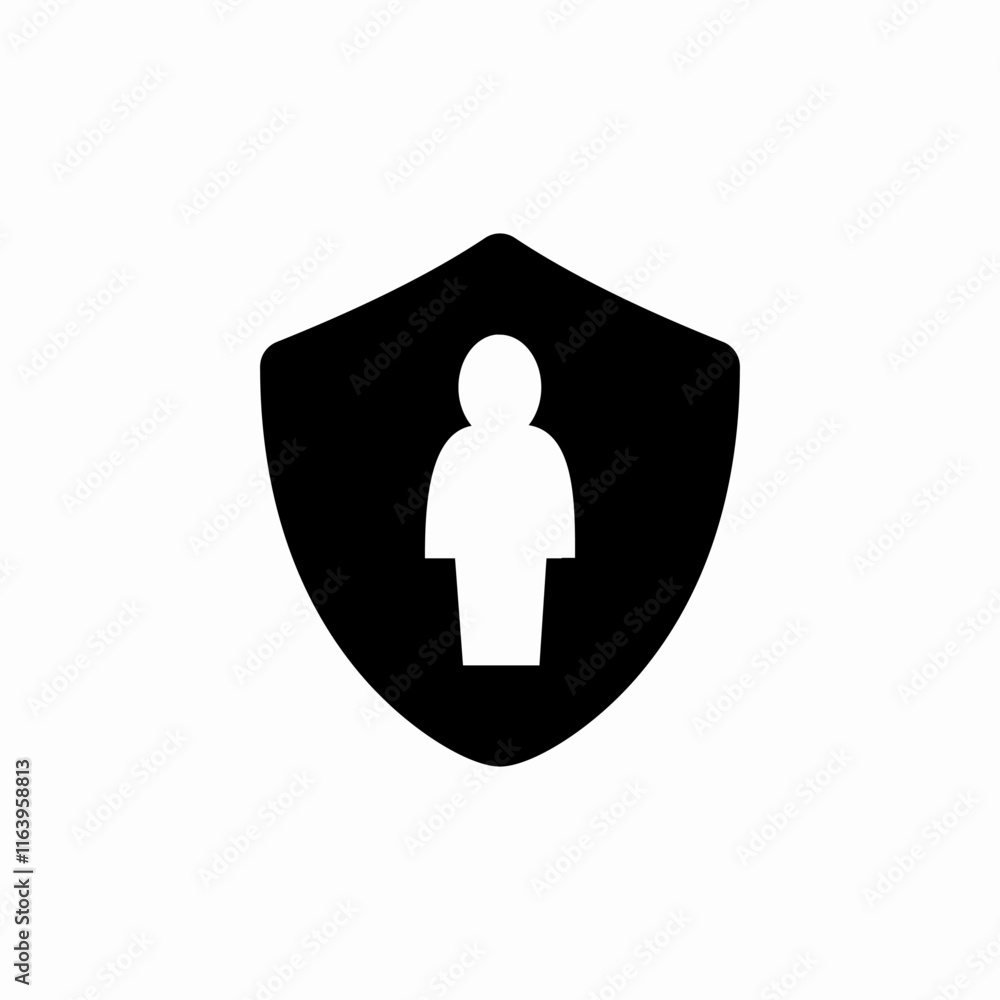 user protection icon sign vector user protection icon sign vector